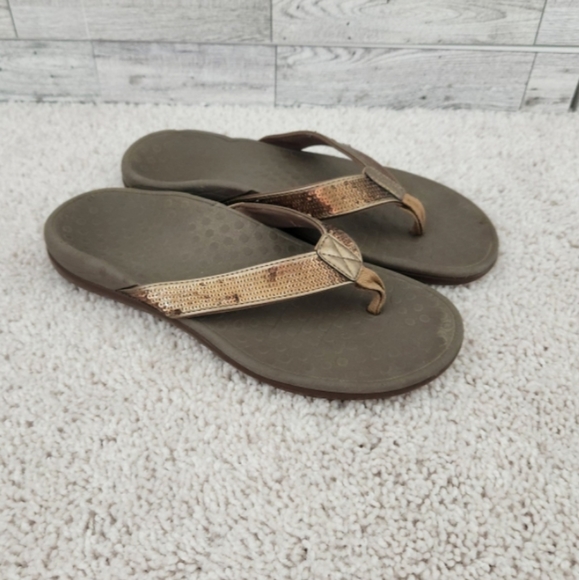 Vionic Tide Sequins Toe Post Sandals - Picture 2 of 6